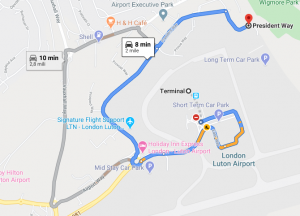 mapa parking